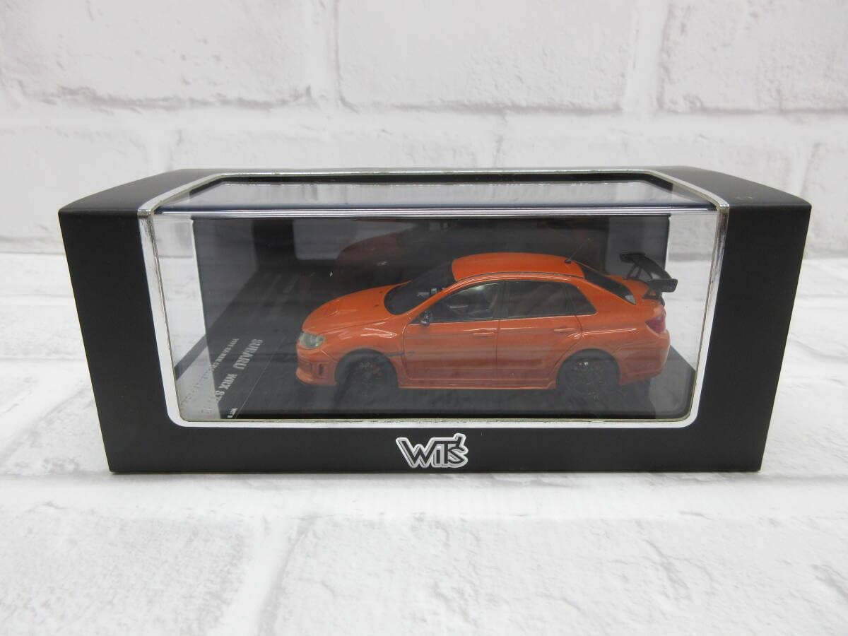 絶版 新品 未開封 WIT’S 1/43 WRX STI tS TYPE RA Amazon | エブロ 1/43 スバル WRX STI tS TYPE RA WH | ミニカー